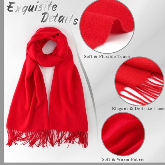 Accessories - Womens Shawl Womens Scarf Pashmina Shawl Wraps for Evening Dress, Cashme…